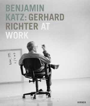 Omslag van Benjamin Katz: Gerhard Richter at work (Hirmer Verlag, 2012)